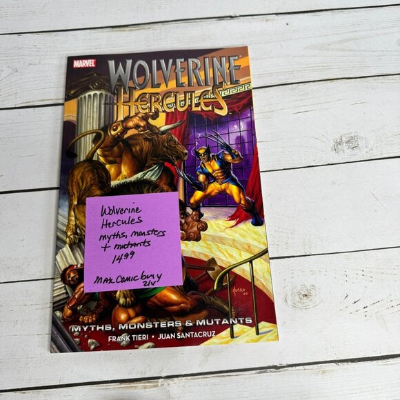 Wolverine Hercules Myths Monsters Mutants Marvel TPB Graphic Novel 2010 - Picture 8 of 8